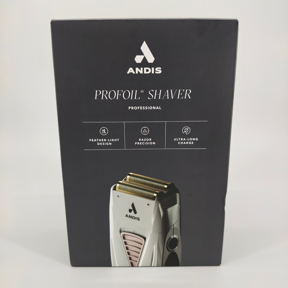 Andis ProFoil Lithium Titanium Foil Shaver Professional TS-1 17235 Grey Gold